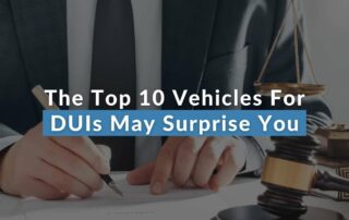 The Top 10 Vehicles For DUIs May Surprise You